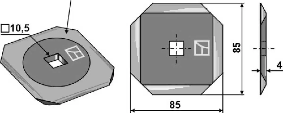 Futtermischwagenmesser